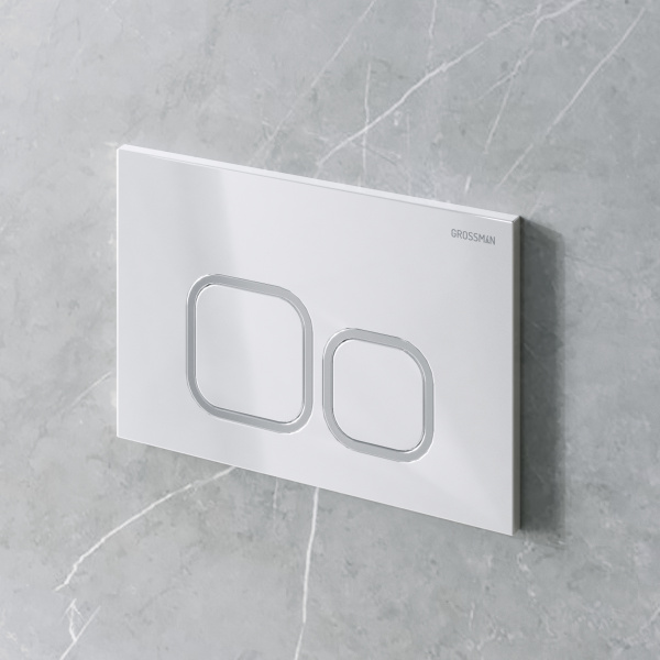 Клавиша смыва Grossman Cosmo 700.K31.02.000.000 белый глянцевый